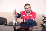 اولین كاهنده صفحه ای چاههای نفت و گاز مجهز به شیار رینگ خور توسط كارشناس شركت آغاجاری ساخته شد.