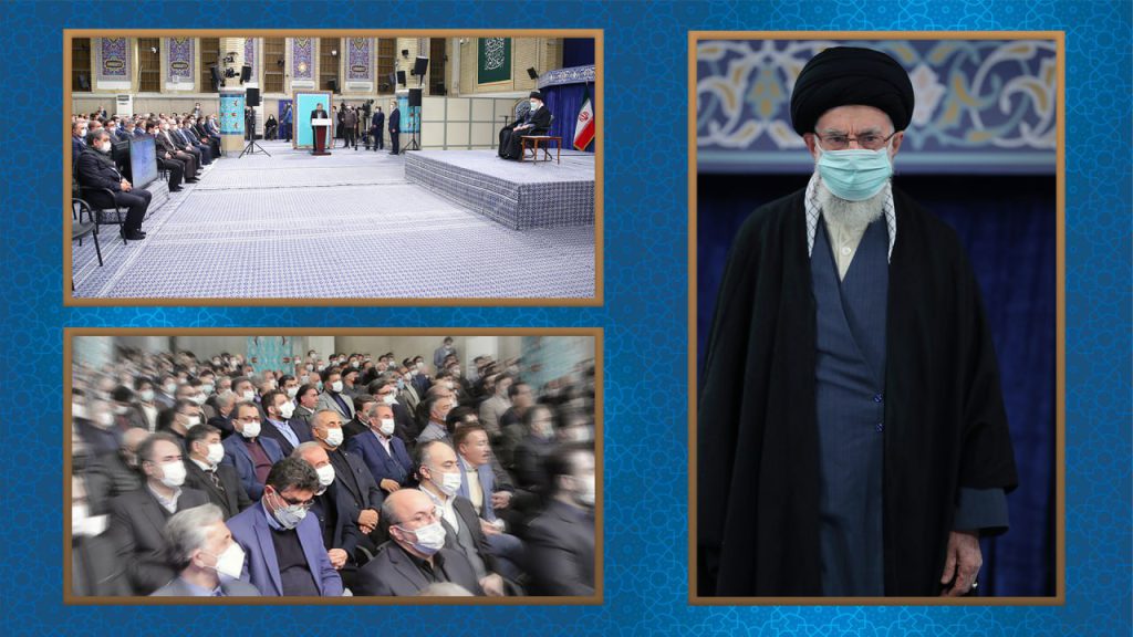 حضور مدیرعامل پتروشیمی بندرامام در دیدار رهبر معظم انقلاب اسلامی با کارآفرینان