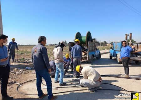 اصلاح شبکه برق مشترکان خرمشهری انجام شد