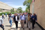 بازدید مدیرکل  تعاون، کار و رفاه اجتماعی خوزستان از شرکت فولاد کاویان/دیدار چهره به چهره با کارگران