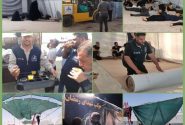 گزارش تصویری: تداوم نهضت خدمت رسانی موكب شركت نفت و گاز اروندان به زوار اربعین حسینی در پایانه مرزی شلمچه