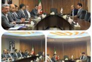 تدوین و پاراف صورتجلسه اقدامات اجرایی پروژه های زیرساختی گلستان در منطقه آزاد اینچه برون