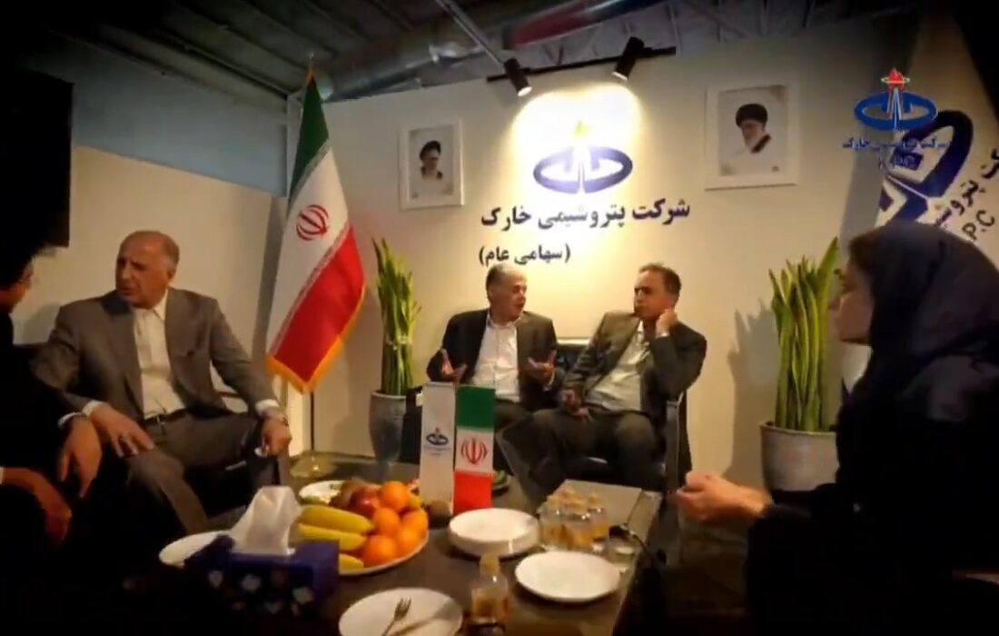 غرفه اختصاصی شرکت پتروشیمی خارک در بیست‌ونهمین نمایشگاه بین‌اللملی نفت، گاز، پالایش و پتروشیمی