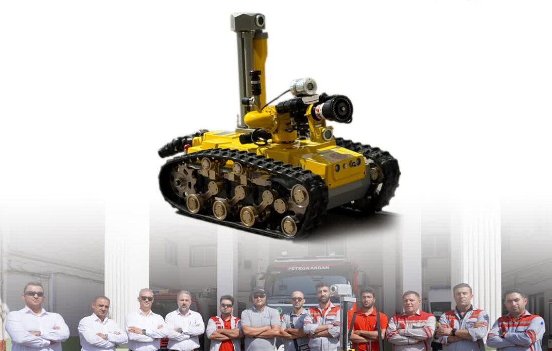 پتروشیمی مارون پیشرو در استفاده از تکنولوژی این بار در زمینه اطفاء حریق