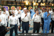 آیین گرامیداشت شهدای جنگ ۱۲ روزه در پتروشیمی پردیس
