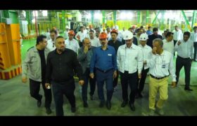 بازدید مدیرعامل شرکت سرمایه‌گذاری صندوق بازنشستگی کشوری از مجتمع پتروشیمی جم