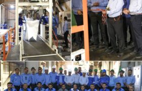 راه‌اندازی دستگاه ثابت بسته‌بندی بیگ بگ در واحد پلی H