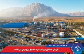 افزایش چشمگیر تولید در شرکت صنایع پتروشیمی کرمانشاه