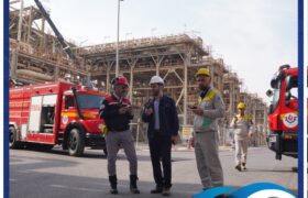 مانور نشت گاز H₂S در پالایش گاز هویزه خلیج‌فارس / آزمون آمادگی تیم‌های واکنش اضطراری