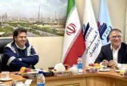 دیدار رییس هیئت مدیره بانك رفاه كارگران با مدیرعامل شركت پتروشیمی تبریز