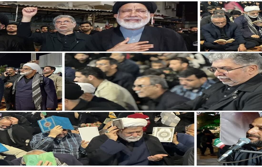 حضور مدیرعامل و کارکنان پتروشیمی بوشهر در آیین معنوی شب قدر