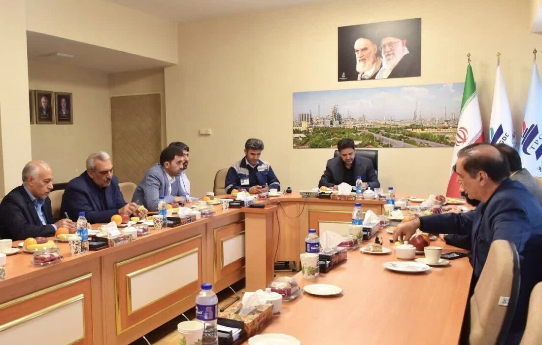 بازدید رییس امور انرژی سازمان برنامه و بودجه از پتروشیمی تبریز