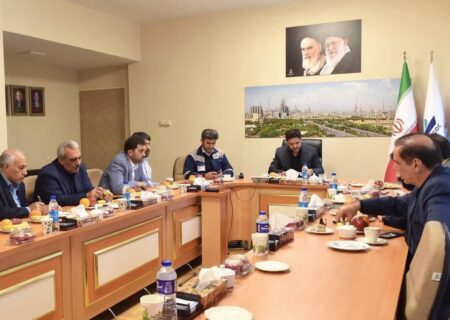 بازدید رییس امور انرژی سازمان برنامه و بودجه از پتروشیمی تبریز