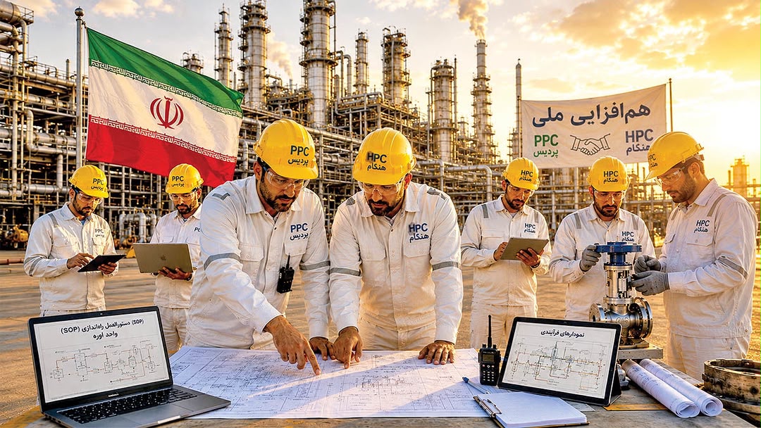 متخصصان پردیس جای لایسنسور خارجی را در پتروشیمی هنگام گرفتند