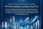رشد فروش پتروشیمی امیرکبیر در سال ۱۴۰۵