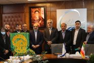 علی عسکری: امیدوارم پرچم حرم امام رضا(ع) موجب برکت و انگیزه‌ای برای تلاش بیشتری در گروه شود