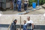نصب دکل مهاری مخابرات در منطقه خوزستان