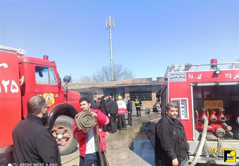 آتش‌سوزی پست برق آبادان مهار شد