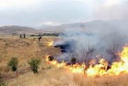 آتش سوزی وسیع توابع شهرستان بهمئی توسط نفت وگاز آغاجاری مهار گردید