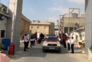 وداع با پیکر مطهر شهید گمنام دفاع مقدس در پتروشیمی سبلان