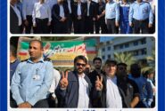حضور پرشور کارکنان پتروشیمی مروارید در راهپیمایی چهل و ششمین سالگرد پیروزی انقلاب اسلامی