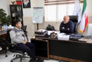 دیدار مدیرعامل شرکت پالایش گاز هویزه خلیج‌فارس با نماینده کارگران برای بررسی مطالبات صنفی