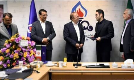 آیین معارفه محسن محمدپور ، سرپرست شرکت بهینه‌سازی مصرف سوخت