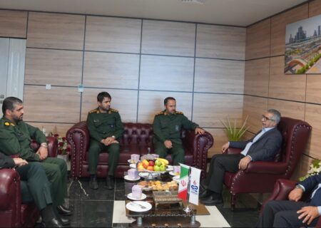 دیدار فرمانده سپاه شهرستان عسلویه با مدیرعامل پتروشیمی جم پیلن