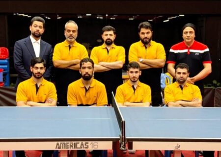 تیم پتروشیمی بندر امام، صدرنشین مرحله مقدماتی تنیس‌روی‌میز کشور شد