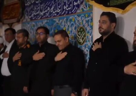 مراسم عزاداری اباعبدالله الحسین علیه السلام در شرکت آمیزه‌های پویا پلمیری مارون