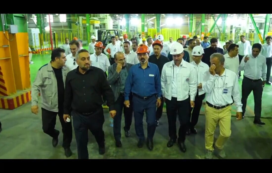 بازدید مدیرعامل شرکت سرمایه‌گذاری صندوق بازنشستگی کشوری از مجتمع پتروشیمی جم