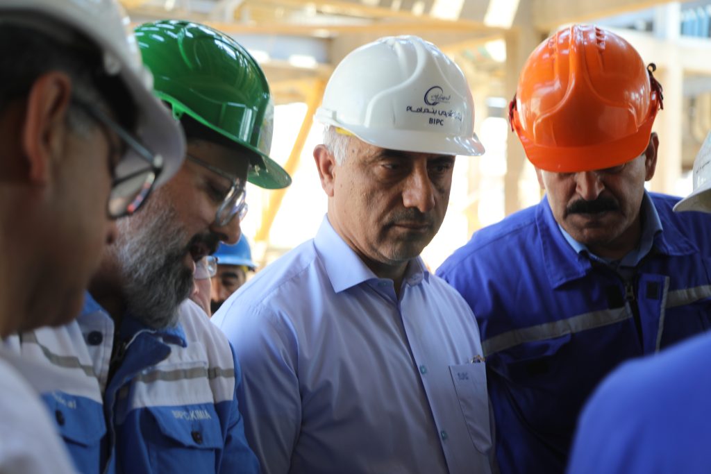 بازدید مدیرعامل شرکت پتروشیمی بندرامام از روند تعمیرات اساسی کارخانه وینیل کلراید