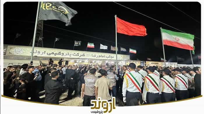 آغاز پانزدهمین سال خدمت‌رسانی جهادی کارکنان پتروشیمی اروند به زائران اربعین حسینی