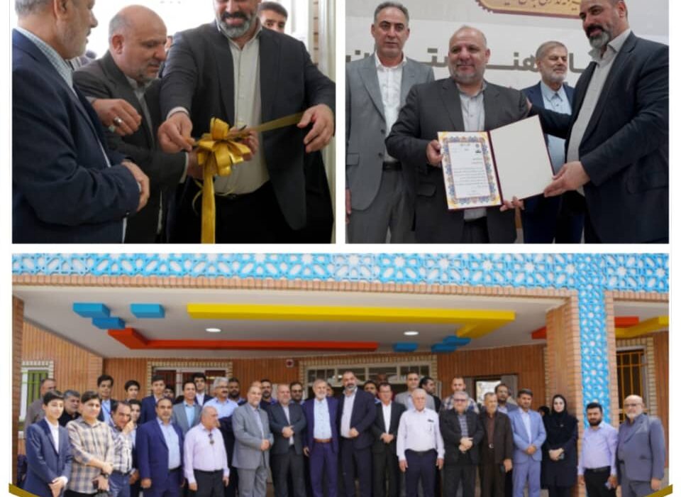 هنرستان ۱۲ کلاسه دخترانه اروند ۳ در هفته دولت افتتاح شد