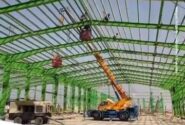گزارش تصویری عملیات احداث سوله Spare Part Building شرکت توسعه پلیمر کنگان