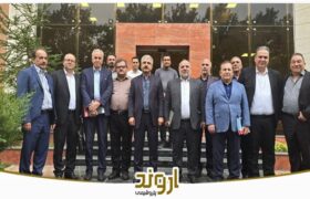 بازدید مدیرعامل و مدیران ارشد پتروشیمی اروند از مجموعه شرکت‌های فراسان