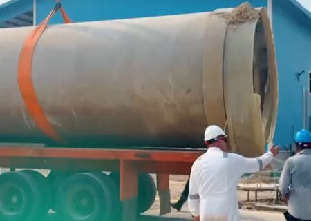 گزارشی از عملیات تعویض خطوط GRP مبین انرژی خلیج‌فارس