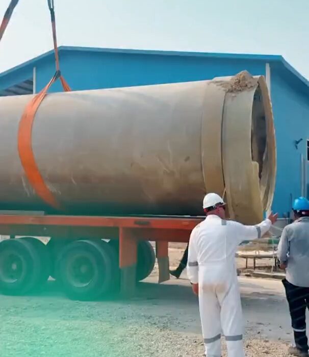 گزارشی از عملیات تعویض خطوط GRP مبین انرژی خلیج‌فارس