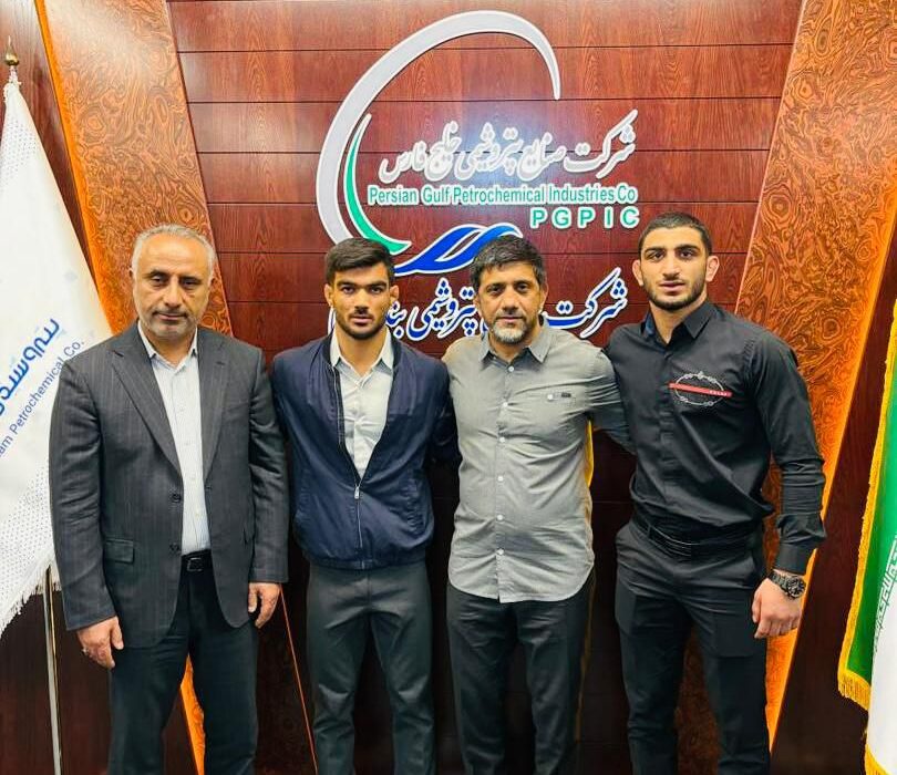 قهرمانان خوزستانی کشتی فرنگی جهان، در پتروشیمی بندرامام استخدام شدند