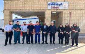 قدردانی از پرستاران پالایش گاز هویزه خلیج‌فارس در روز ولادت حضرت زینب(س)