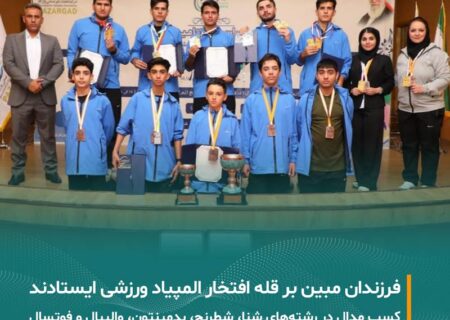 درخشش فرزندان مبین انرژی خلیج فارس در المپیاد ورزشی هلدینگ