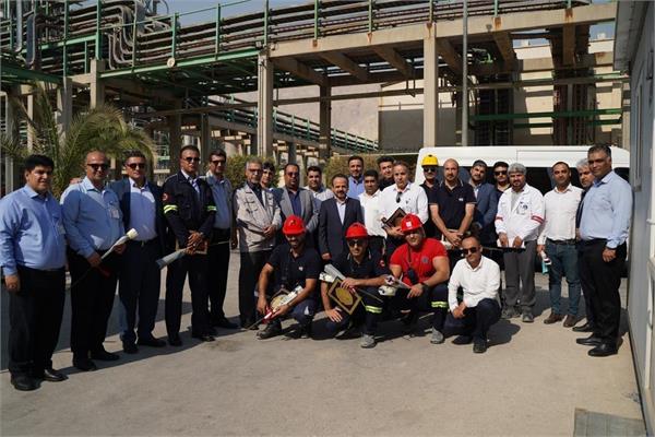 آیین گرامیداشت روز ملی ایمنی و آتش‌نشانی در جم‌پیلن
