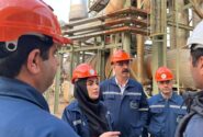 بازدید مدیرعامل پتروشیمی ارومیه از روند اورهال واحد اسیدسولفوریک