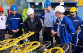 بازدید مدیرعامل پتروشیمی بندرامام از روند تعمیرات اساسی واحد آروماتیک