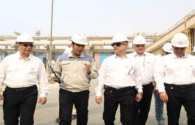 گام های نهایی پیش از افتتاح؛ مدیر عامل شرکت سرمایه گذاری تجاری شستان در بازید از مجتمع پتروشیمی بوشهر