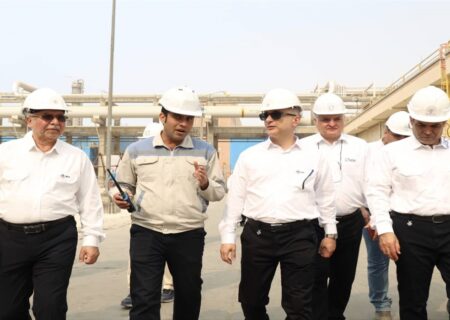 گام های نهایی پیش از افتتاح؛ مدیر عامل شرکت سرمایه گذاری تجاری شستان در بازید از مجتمع پتروشیمی بوشهر