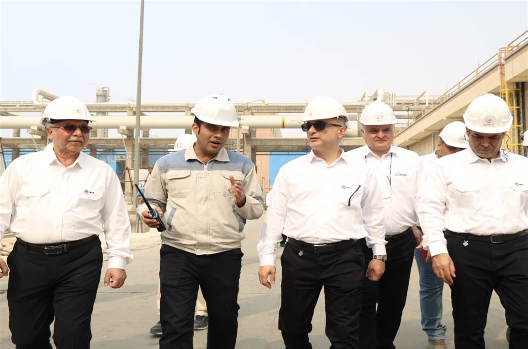 گام های نهایی پیش از افتتاح؛ مدیر عامل شرکت سرمایه گذاری تجاری شستان در بازید از مجتمع پتروشیمی بوشهر