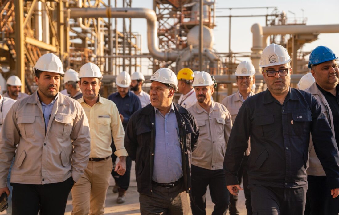 پایان سوزاندن گازهای همراه در غرب کارون با توسعه فاز دوم شرکت پالایش گاز هویزه خلیجفارس؛ راهحل راهبردی برای مهار گازهای مشعل غرب کارون