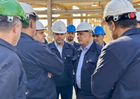 بازدید میدانی مدیرعامل از پروژه‌های در دست اقدام پالایش گاز هویزه خلیج‌فارس