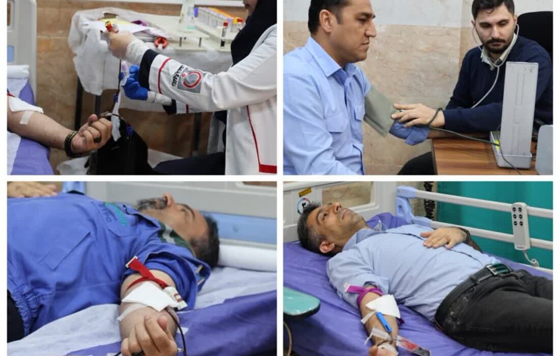 «با اهدای خون، زندگی ببخشید»؛ اقدام انساندوستانه کارکنان پتروشیمی شهید تندگویان